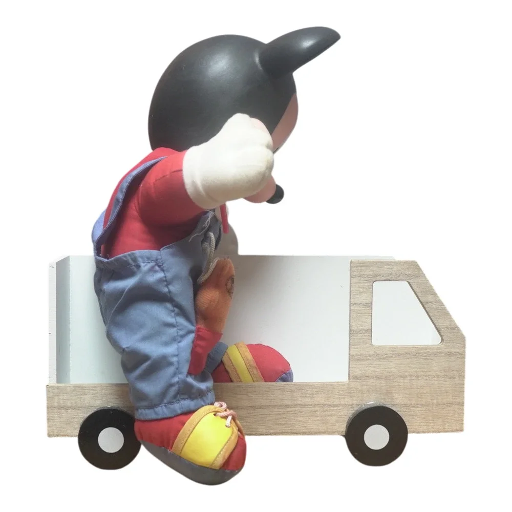 Vintage Mickey Mouse Learning Toy Dress Doll Tie Buckle Zip Button Disney Plush - Picture 4 of 16